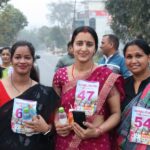 ‘‘साड़ी गौरव मैराथन’’ में महिलाओं ने दिखाया उत्साह, परम्परा और स्वास्थ्य जागरूकता का दिया संदेश